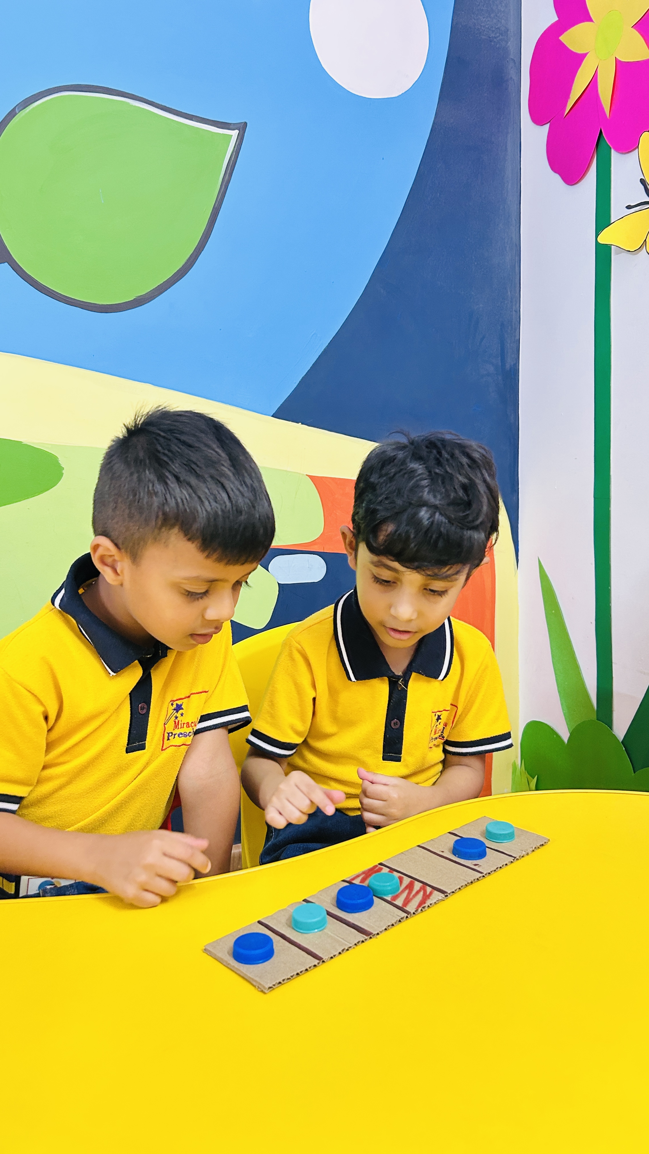 Children playing happily at Miraculous Preschool