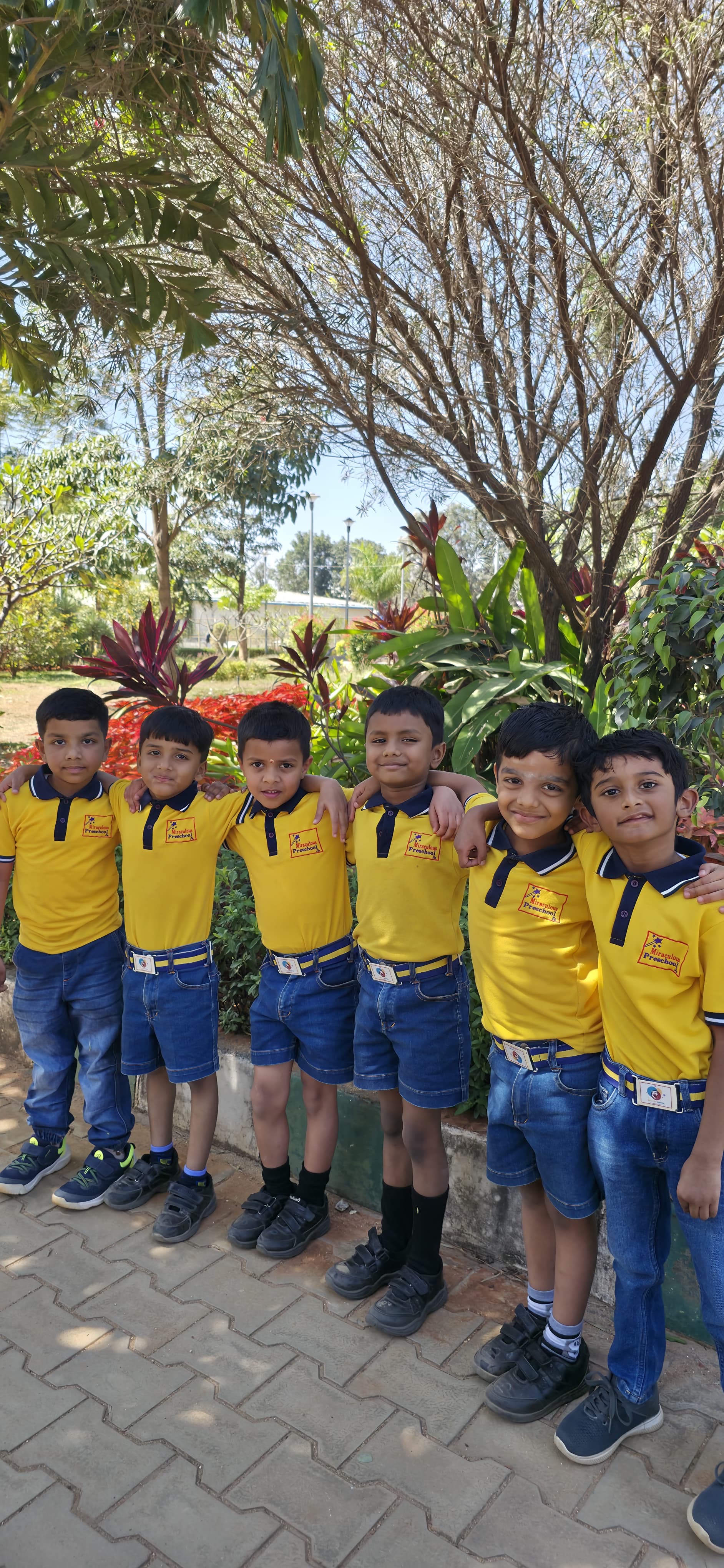Children playing happily at Miraculous Preschool
