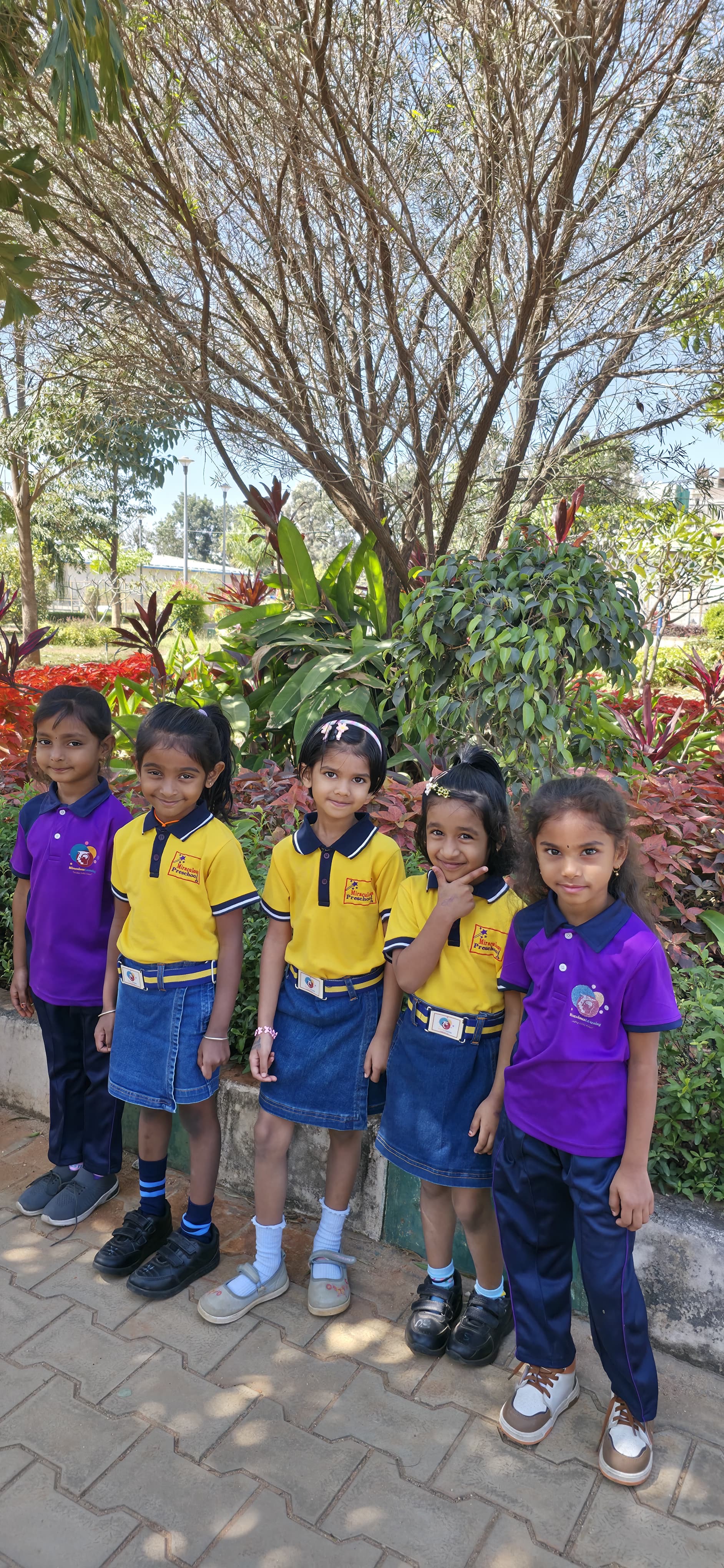 Children playing happily at Miraculous Preschool