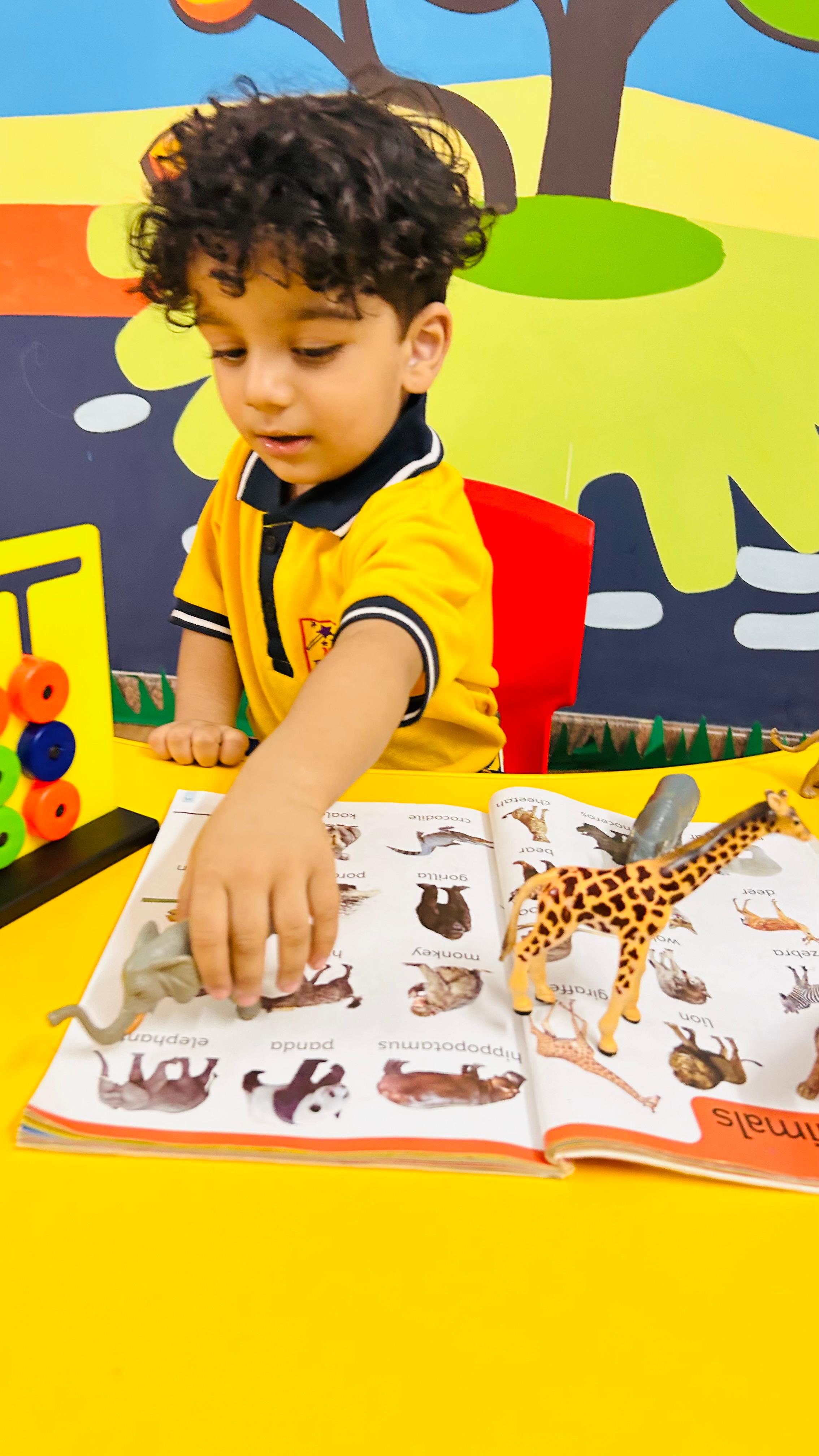 Children listening during story time