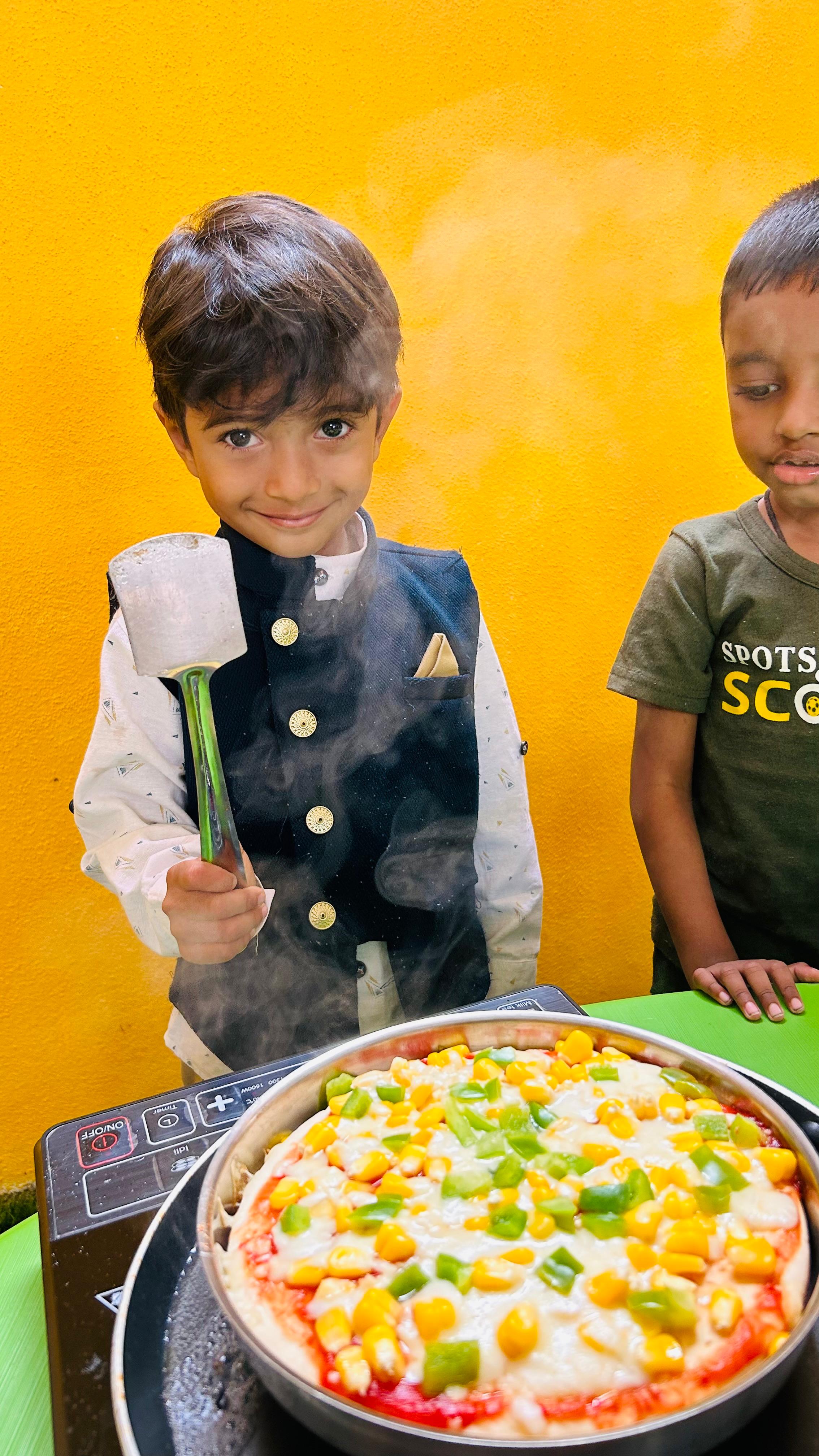 Art and craft activity at preschool